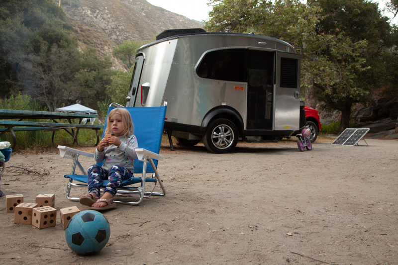 Illustration for article titled A 2018 Ford F-150 Diesel Pulling an Airstream Basecamp Is the Best Version of 'Camping'